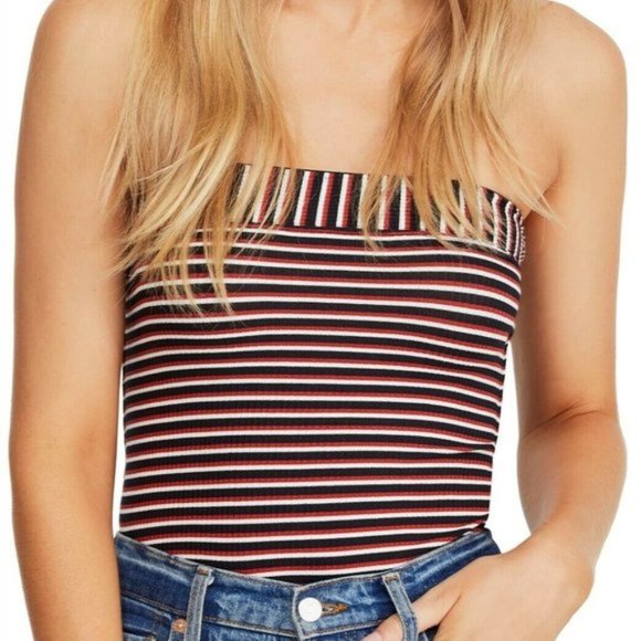 Free People Tops - Free People Show Me Stripe Tube Top XS NWT
